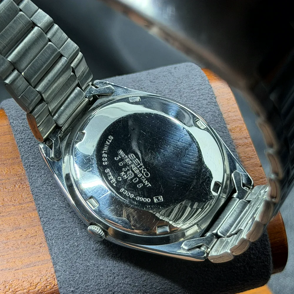 Seiko 5 Automatic, pilkas su arabiškais skaitmenimis 6309-8900, nuotrauka 6