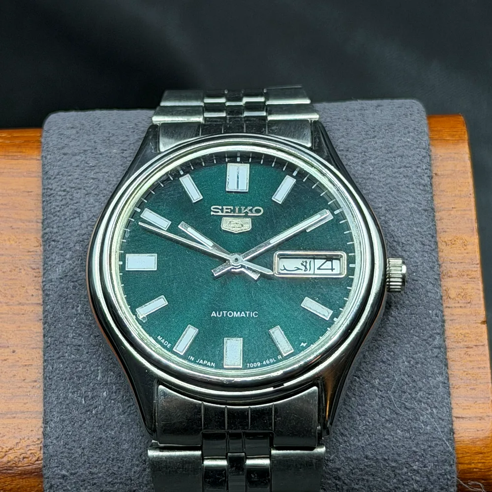 Seiko 5 Automatic Green 6309-5710, photo 1