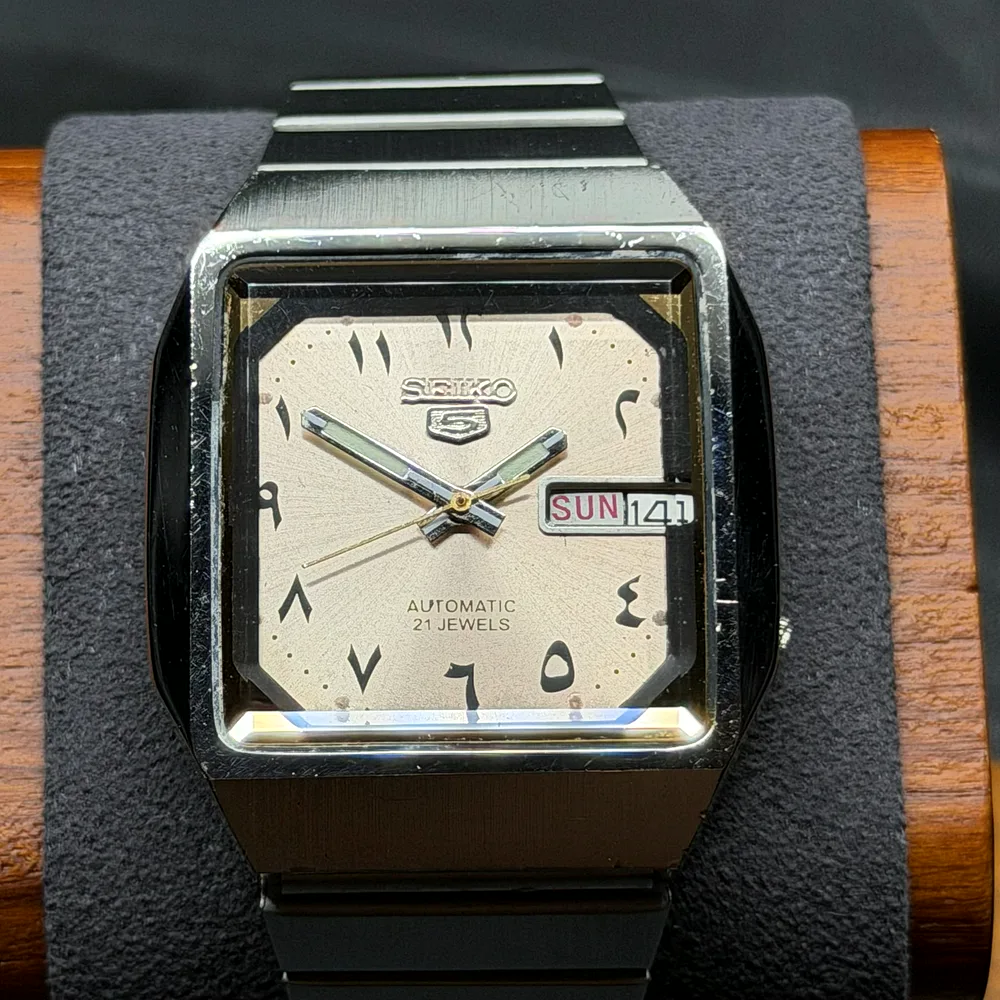 Seiko 5 Automatic Square Salmon Arabic 7S26-0080, photo 1