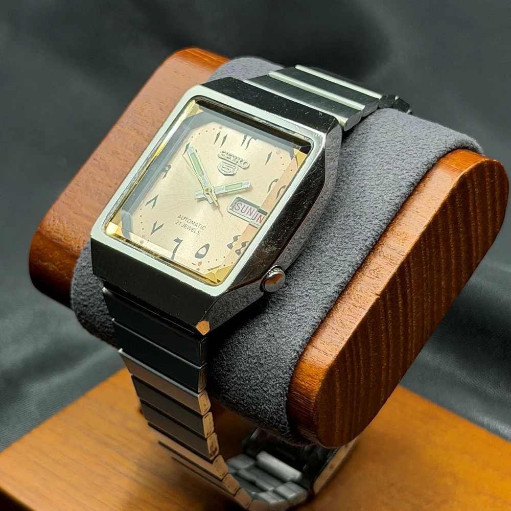Seiko 5 Automatic Square Salmon Arabic 7S26-0080, photo 3