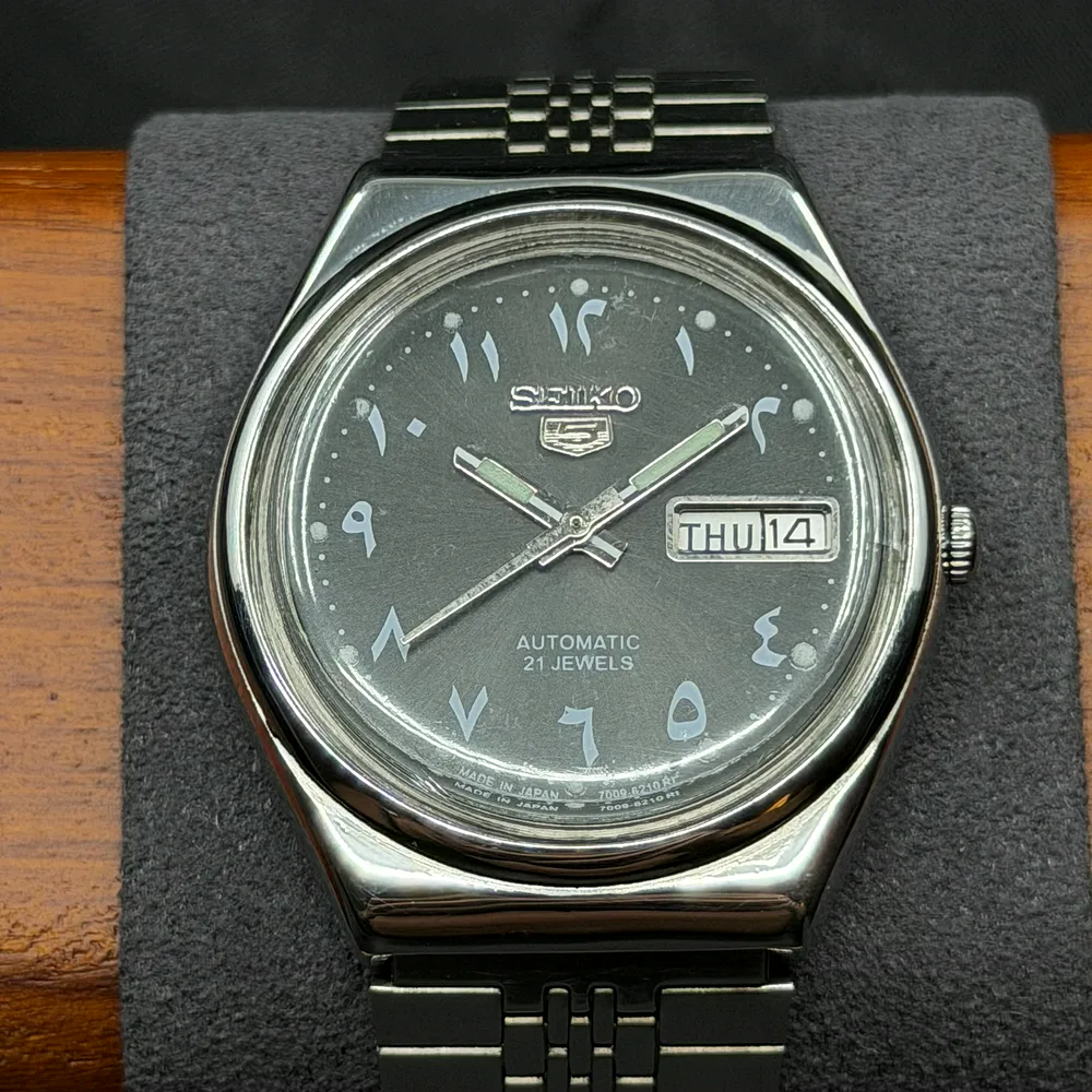 Seiko 5 Automatic Grey Arabic 6309-9230, photo 1