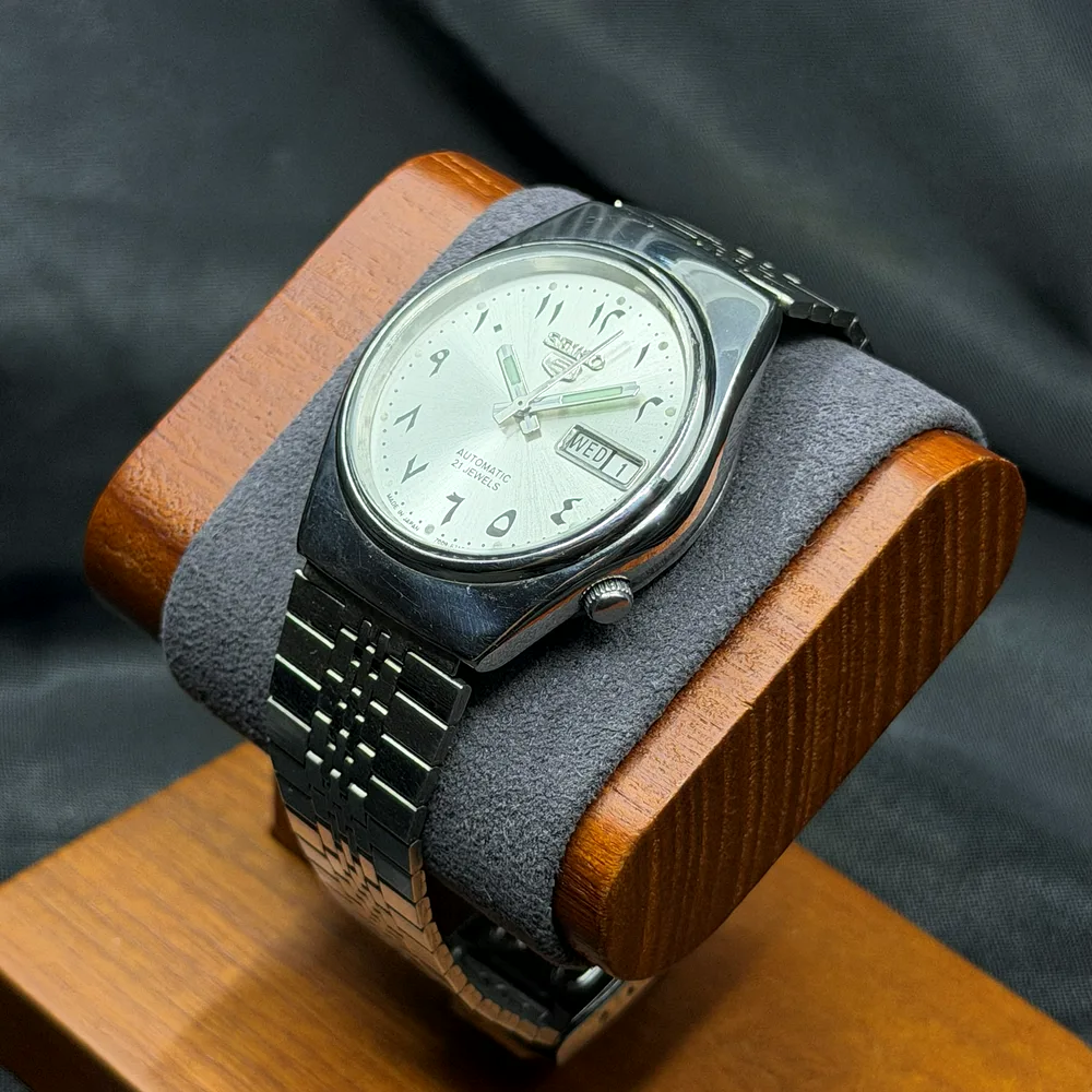 Seiko 5 Automatic Silver Arabic 6319-8000, photo 2