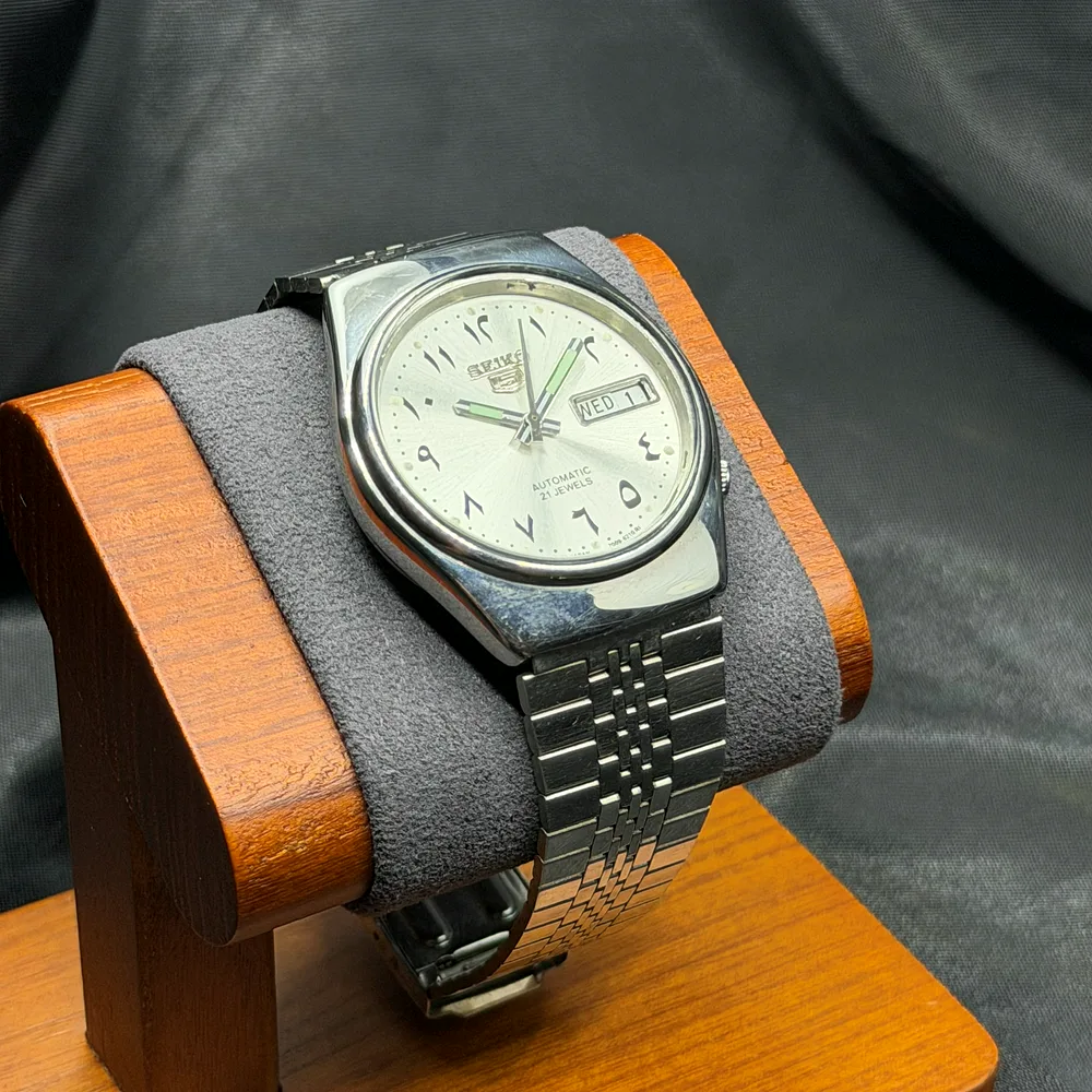 Seiko 5 Automatic Silver Arabic 6319-8000, photo 3