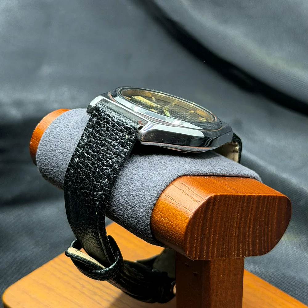 Seiko 5 Automatic, juodas su tinkleliu 7009-876J, nuotrauka 4