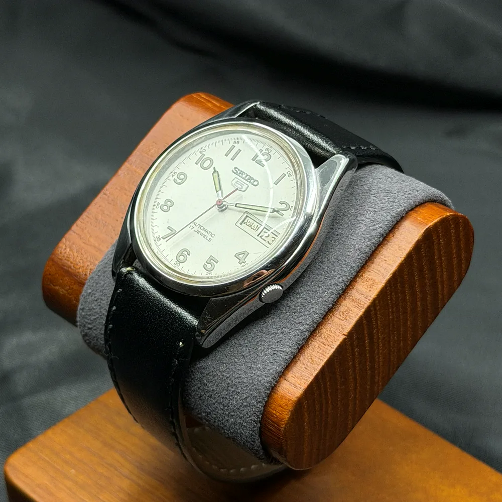 Seiko 5 Automatic White Arabic 7009-821J, photo 2