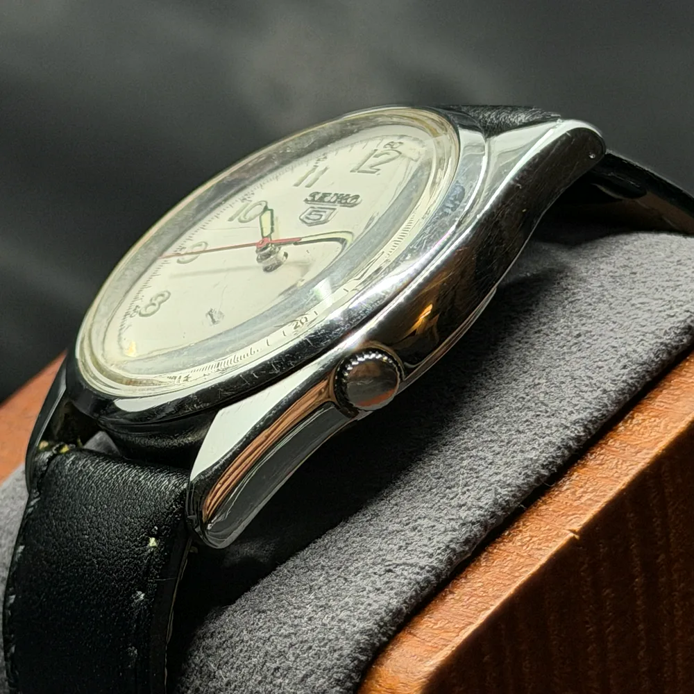 Seiko 5 Automatic White Arabic 7009-821J, photo 6