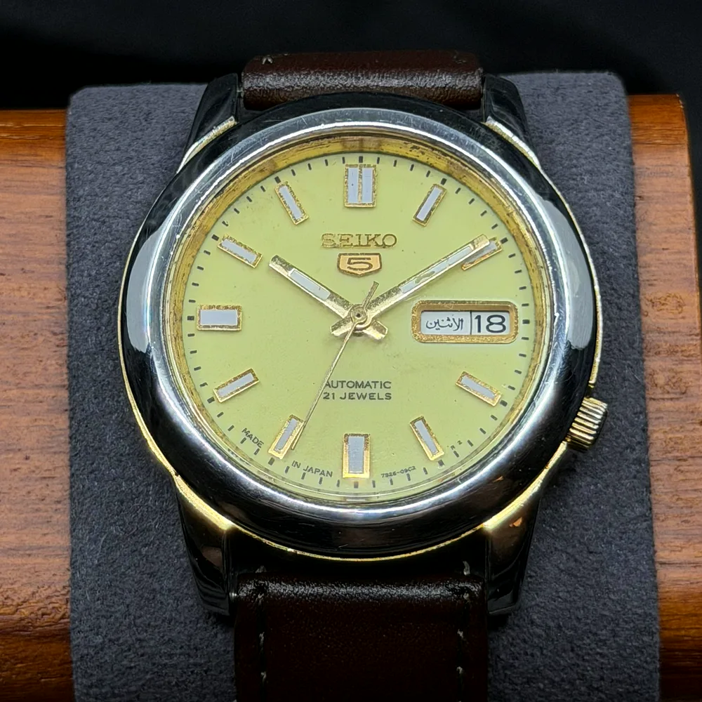 Seiko 5 Automatic Yellow 7S26-02W0, photo 1