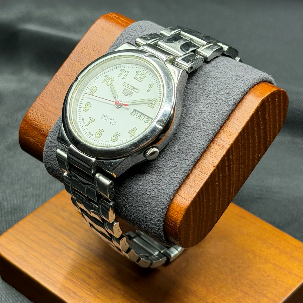 Seiko 5 Automatic White Arabic 7S26-01Z0, photo 2