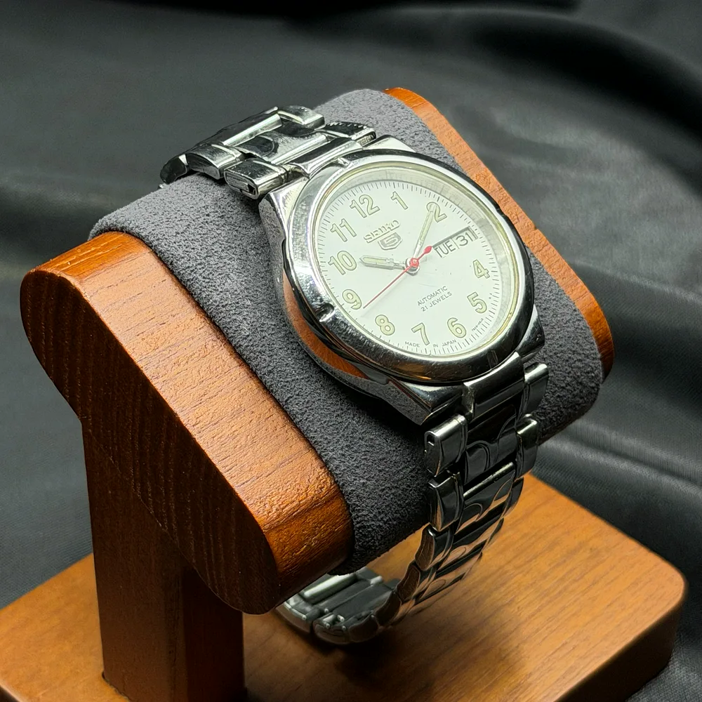 Seiko 5 Automatic White Arabic 7S26-01Z0, photo 3