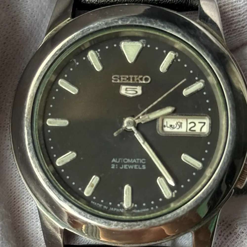 Seiko 5 Automatic Black 7S26-02W0, photo 1