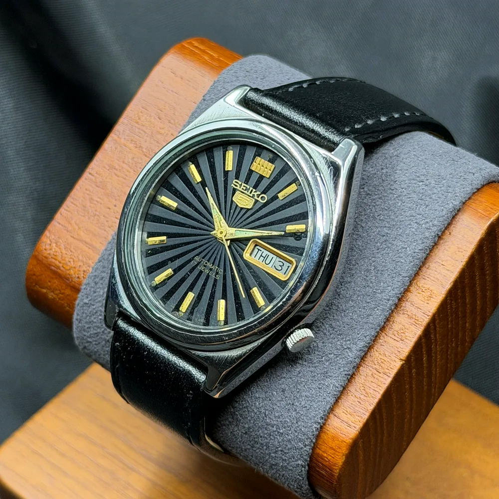 Seiko 5 Automatic Black Sunburst 7S26-0070, photo 2