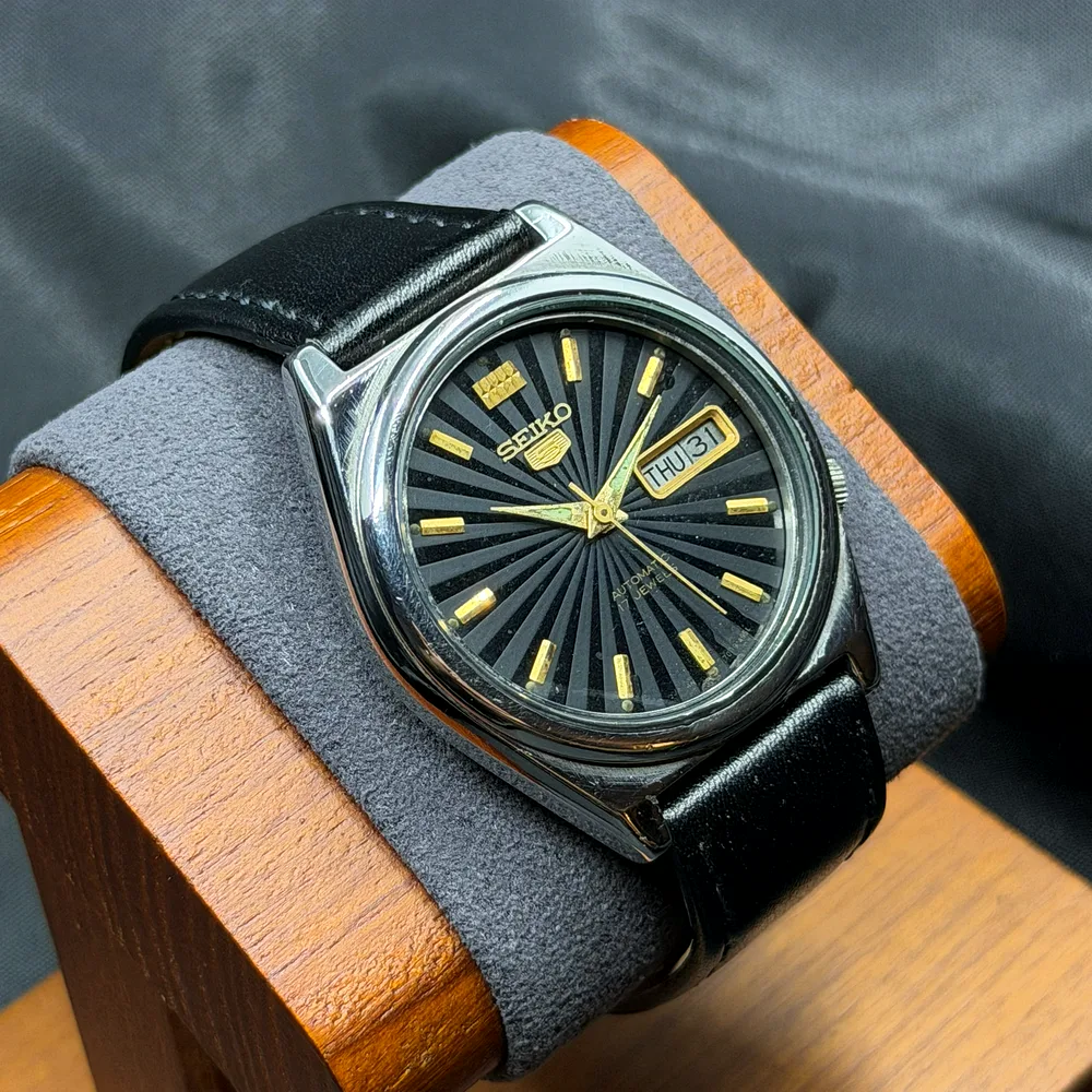 Seiko 5 Automatic Black Sunburst 7S26-0070, photo 3